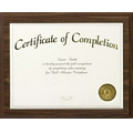 Walnut Composite Economy Slide-In Style Plaque